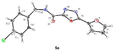 Synthesis, Crystal Structure and Antifungal Activity of New Furan-1,3,4-oxadiazole Carboxamide Derivatives 2011-3232